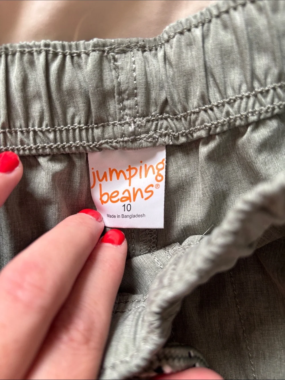 jumping beans Casual Drawstring Athletic Shorts Like New Size 10